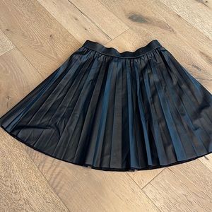 Zara Kids Pleather Pleated skirt